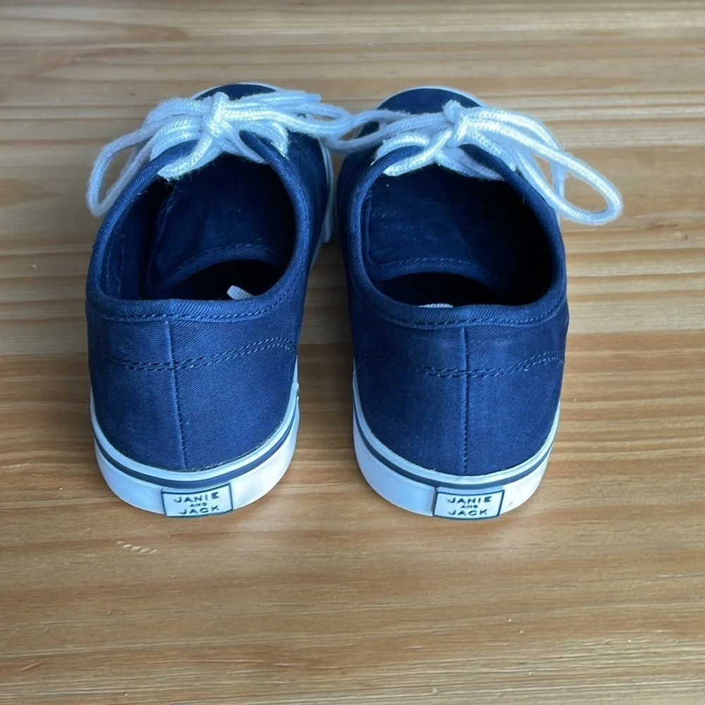 Janie‎ & Jack Navy Blue and White Sneaker